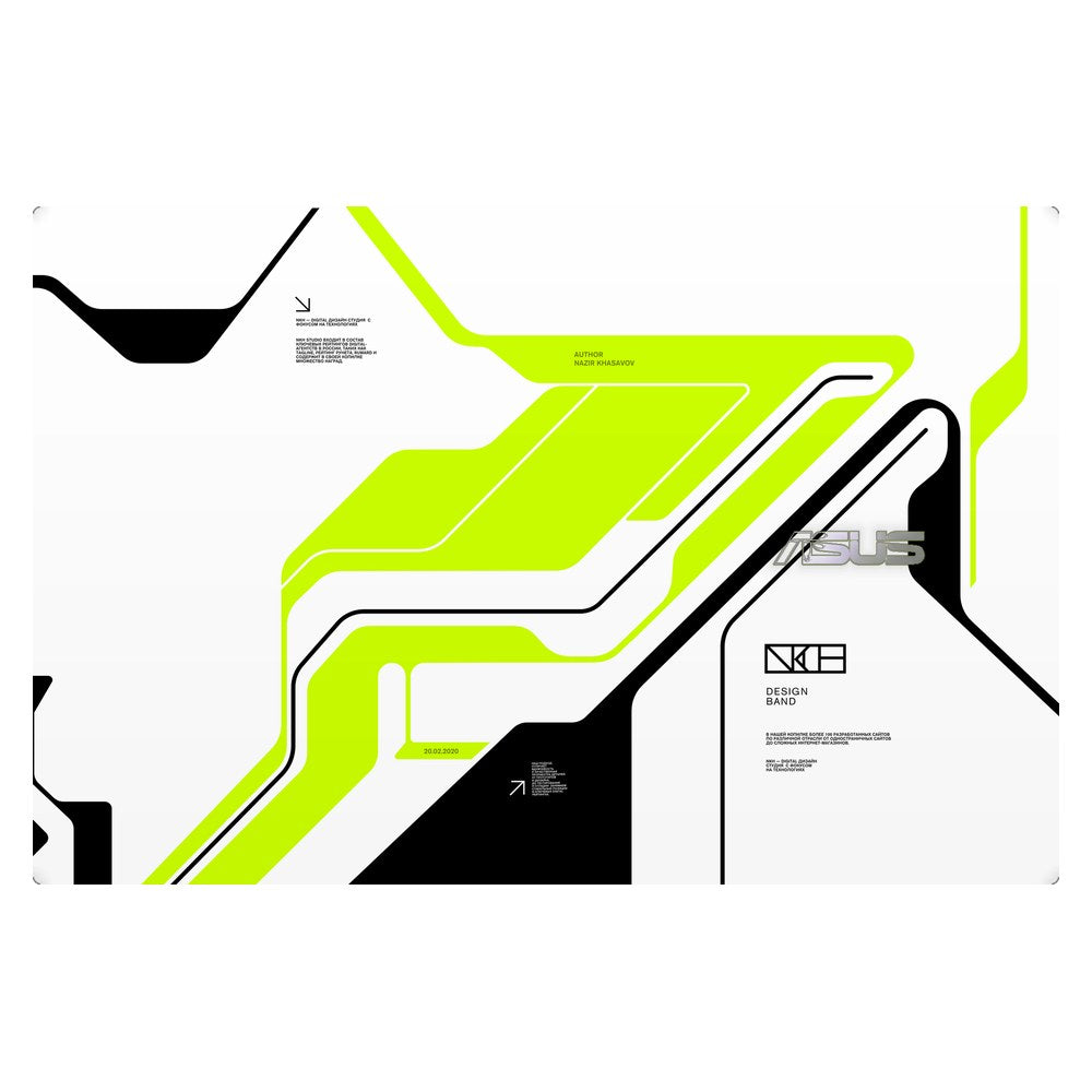 ASUS Zenbook 14 UM425 laptop skin - Acid Green