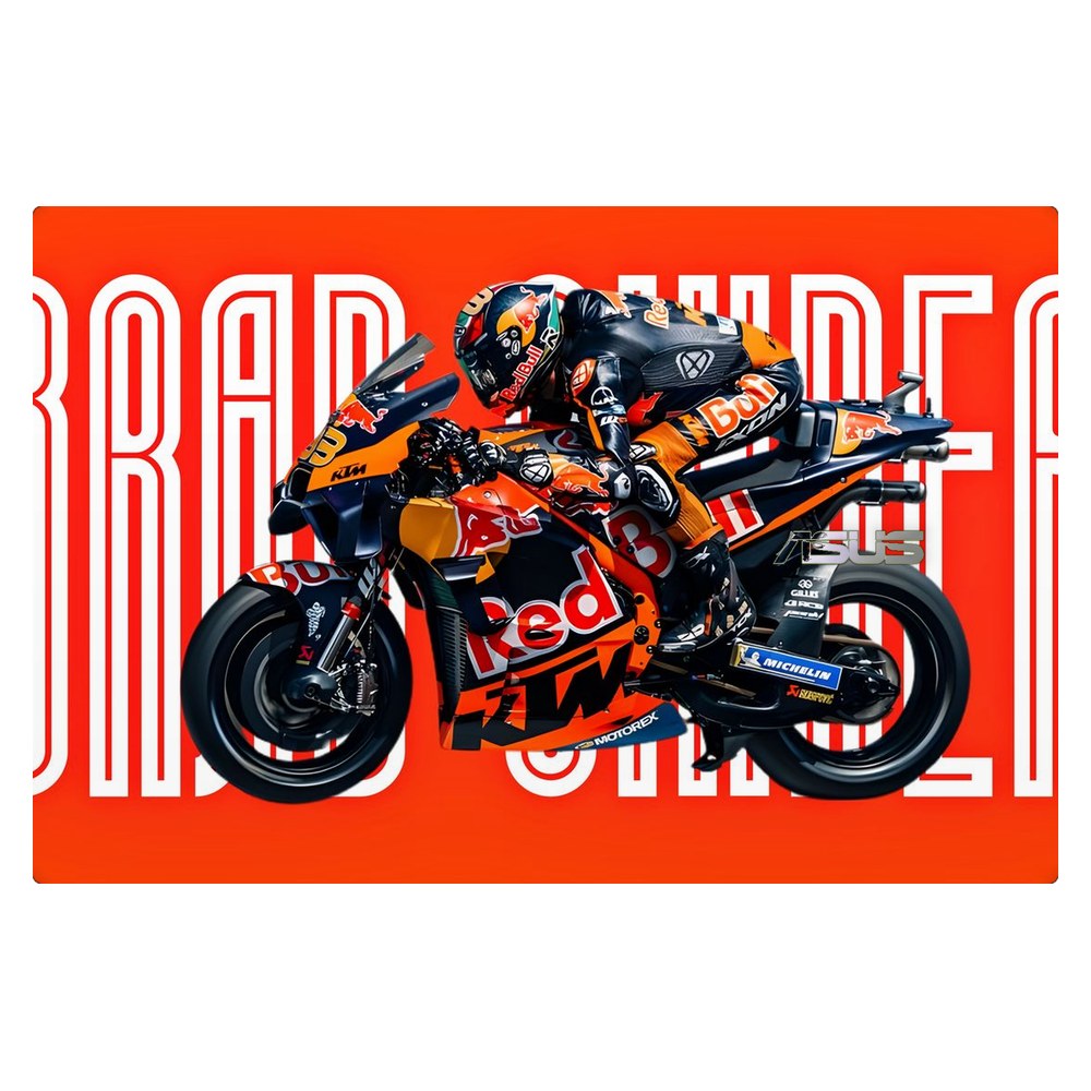 ASUS Zenbook 14, Q408UG laptop skin - Binder RedBull KTM Action