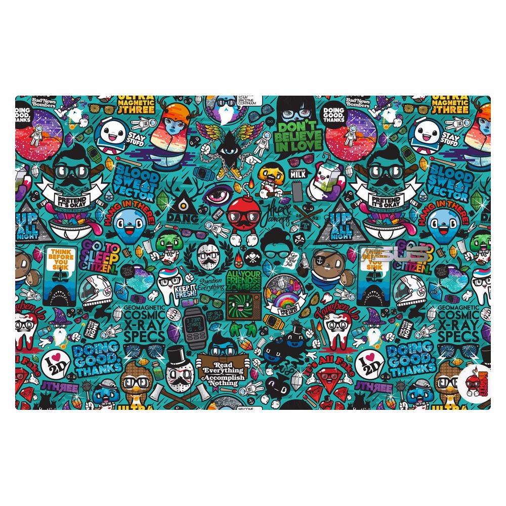 ASUS ZenBook 14 UX425E laptop skin - Blue Sketch