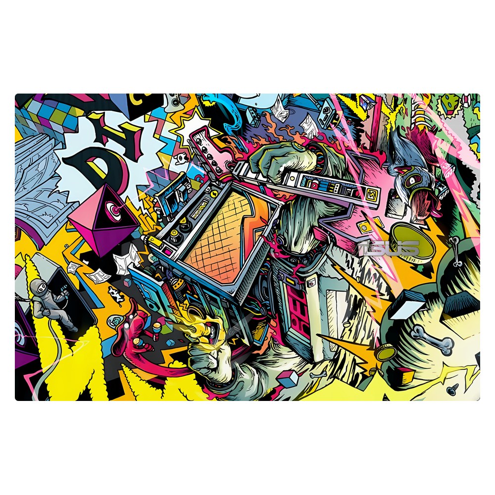 ASUS ZenBook 13 UX325 laptop skin - Dizzy Doodles