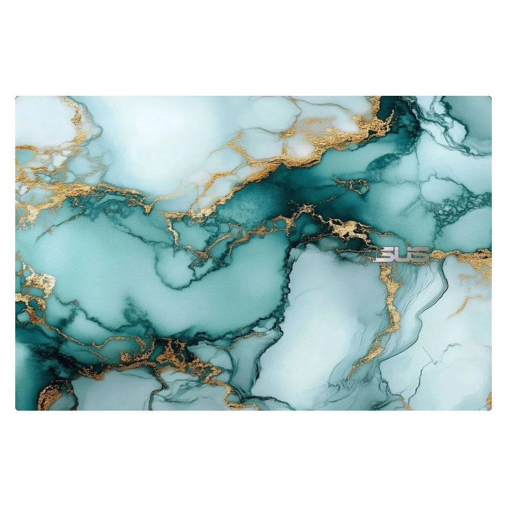 ASUS Zenbook 14, Q408UG laptop skin - Emerald Fluid Art