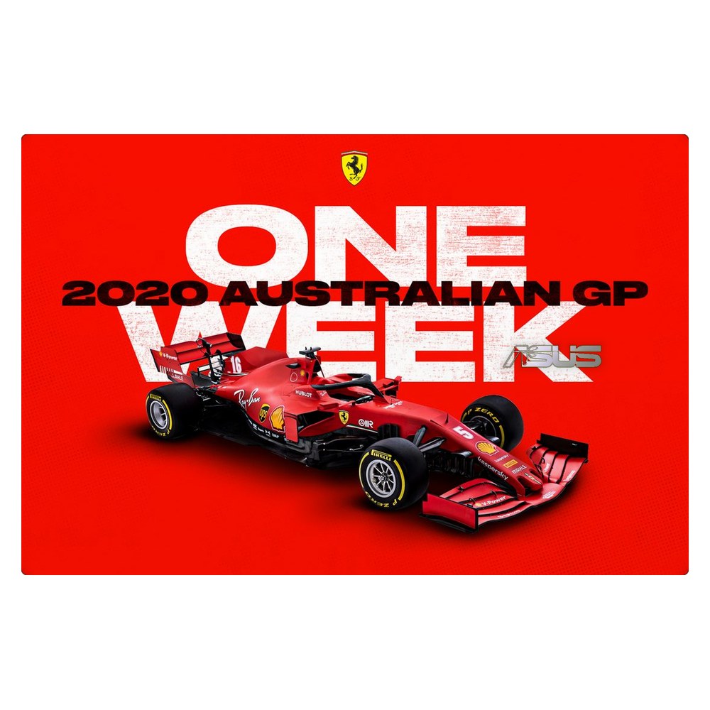 ASUS ZenBook 14 UX425E laptop skin - Melbourne GP Ferrari Countdown