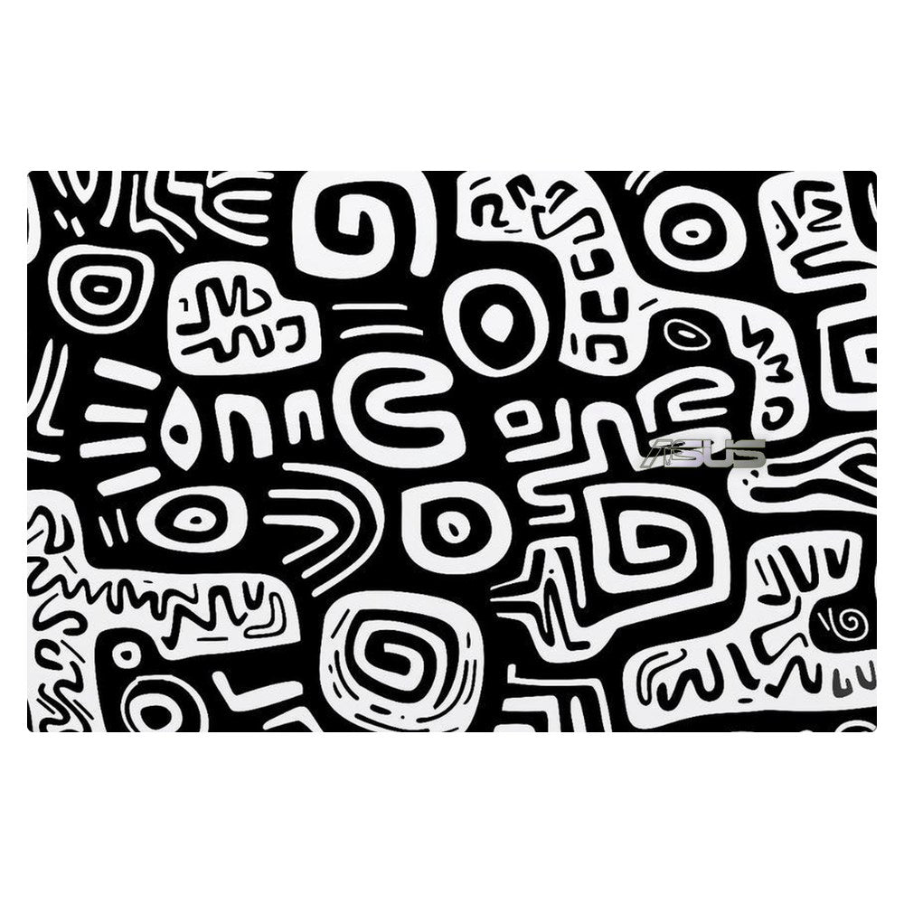 ASUS ZenBook 13 UX325 laptop skin - Monochrome Primitive Art