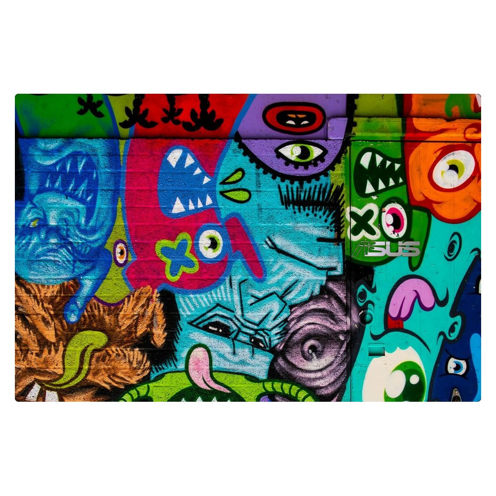 ASUS ZenBook 13 UX325 laptop skin - Neon Doodles