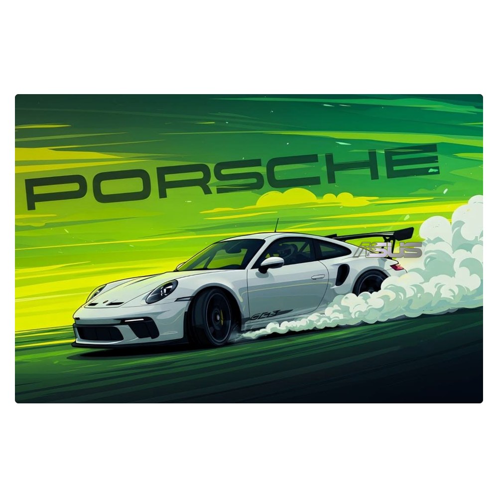 ASUS Zenbook 14, Q408UG laptop skin - Porsche Green Drift