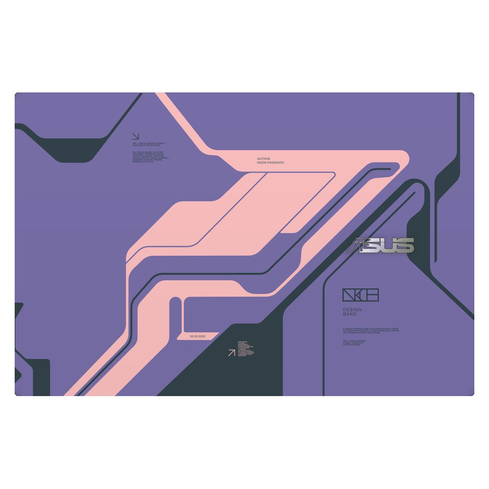 ASUS Zenbook 14, Q408UG laptop skin - Purple Cyberpunk