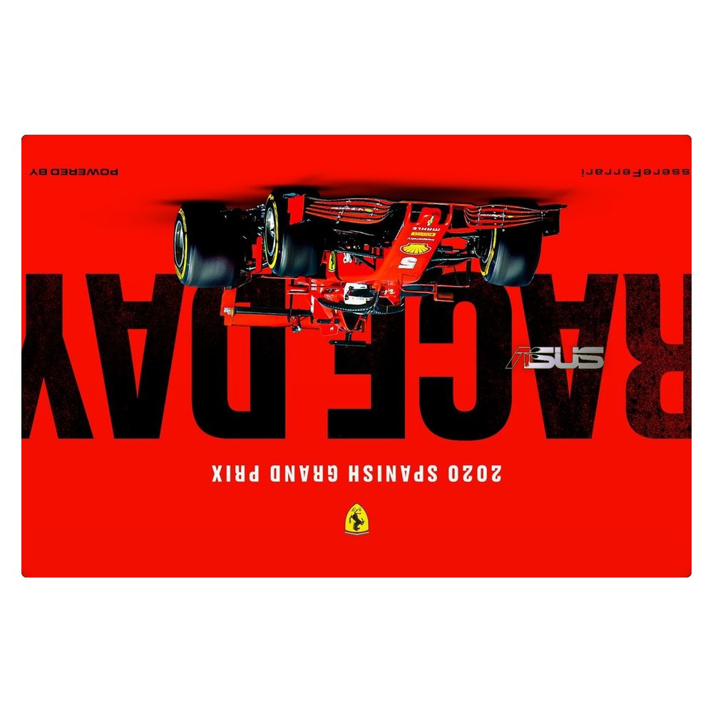 ASUS ZenBook 13 UX325 laptop skin - RaceDay Ferrari Formula1