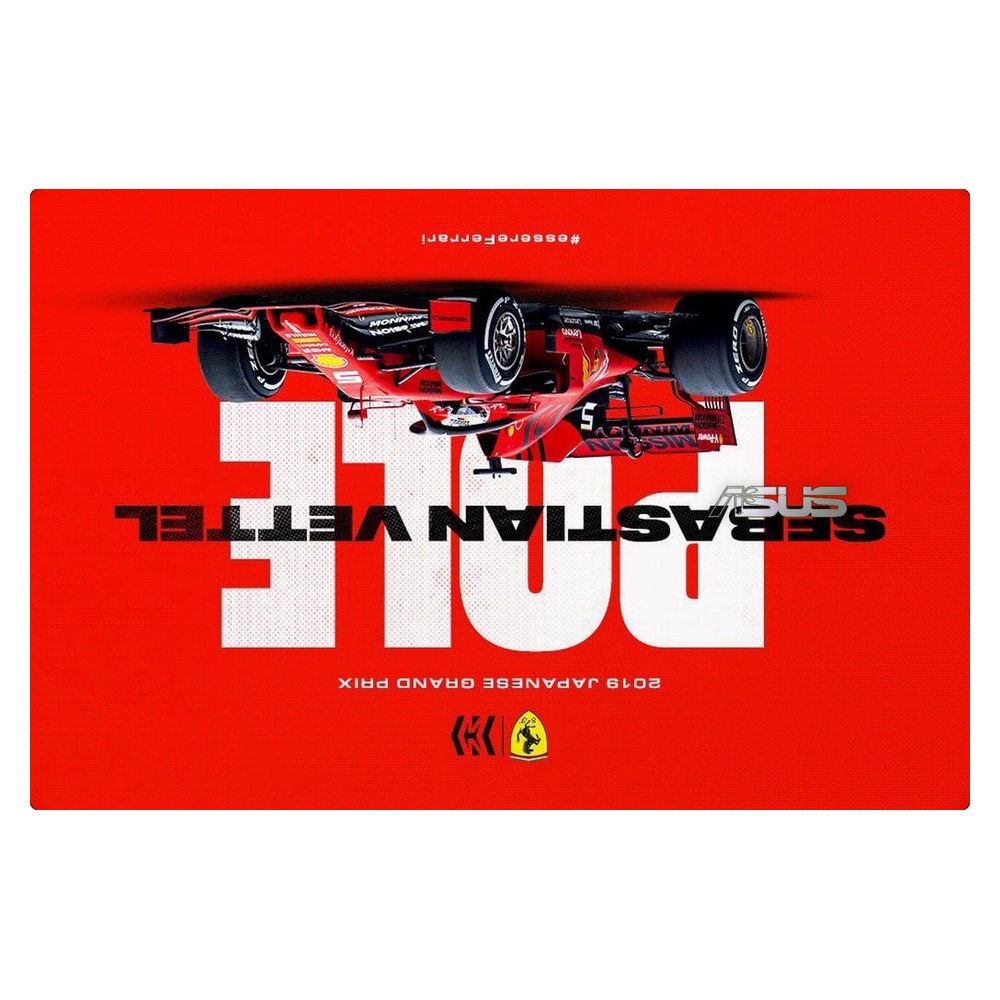 ASUS Zenbook 14, Q408UG laptop skin - Vettel Suzuka Pole 2019