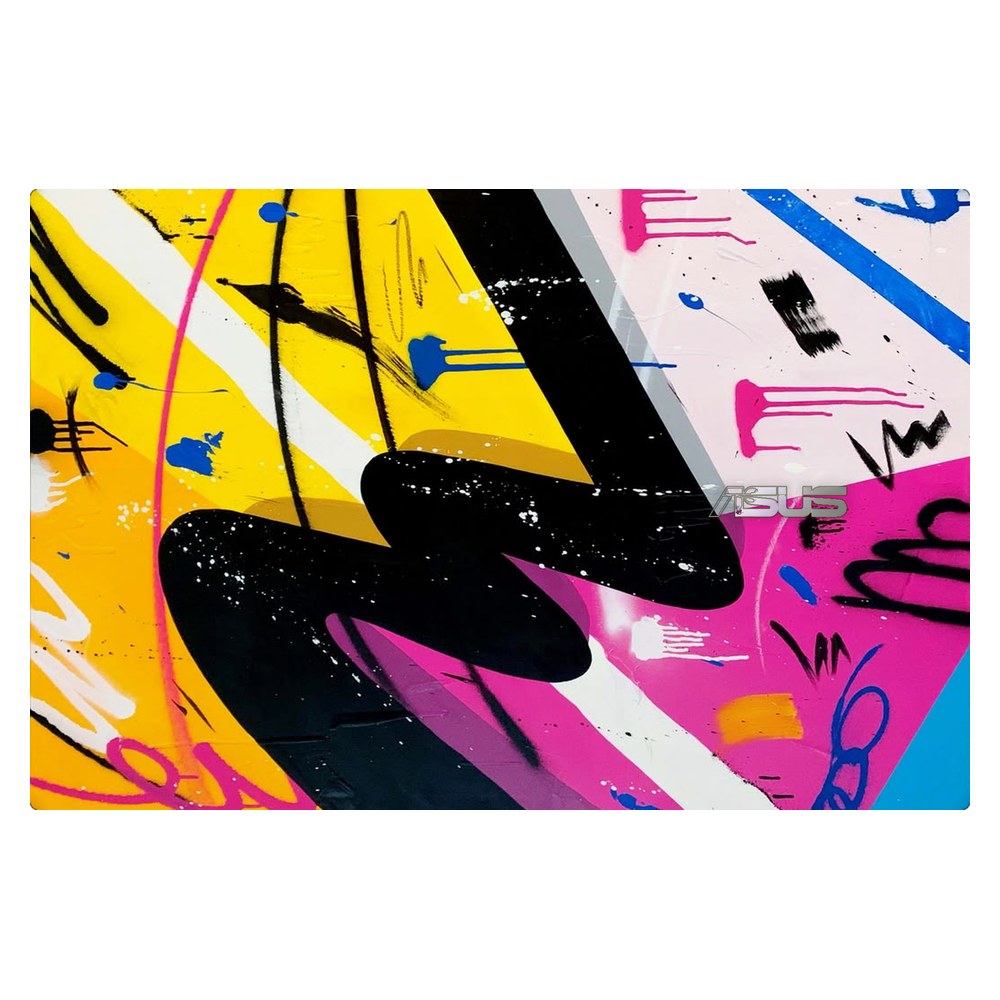 ASUS ZenBook 13 UX325 laptop skin - Vibrant Abstract Splash