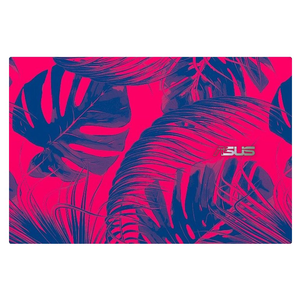 ASUS ZenBook 14 UX425E laptop skin - Vibrant Neon Pink Foliage