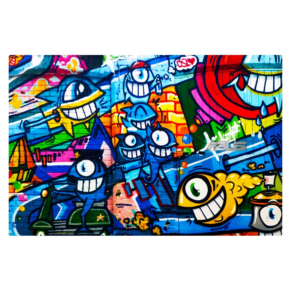ASUS Zenbook 14 UM425 laptop skin - Wall Graffiti