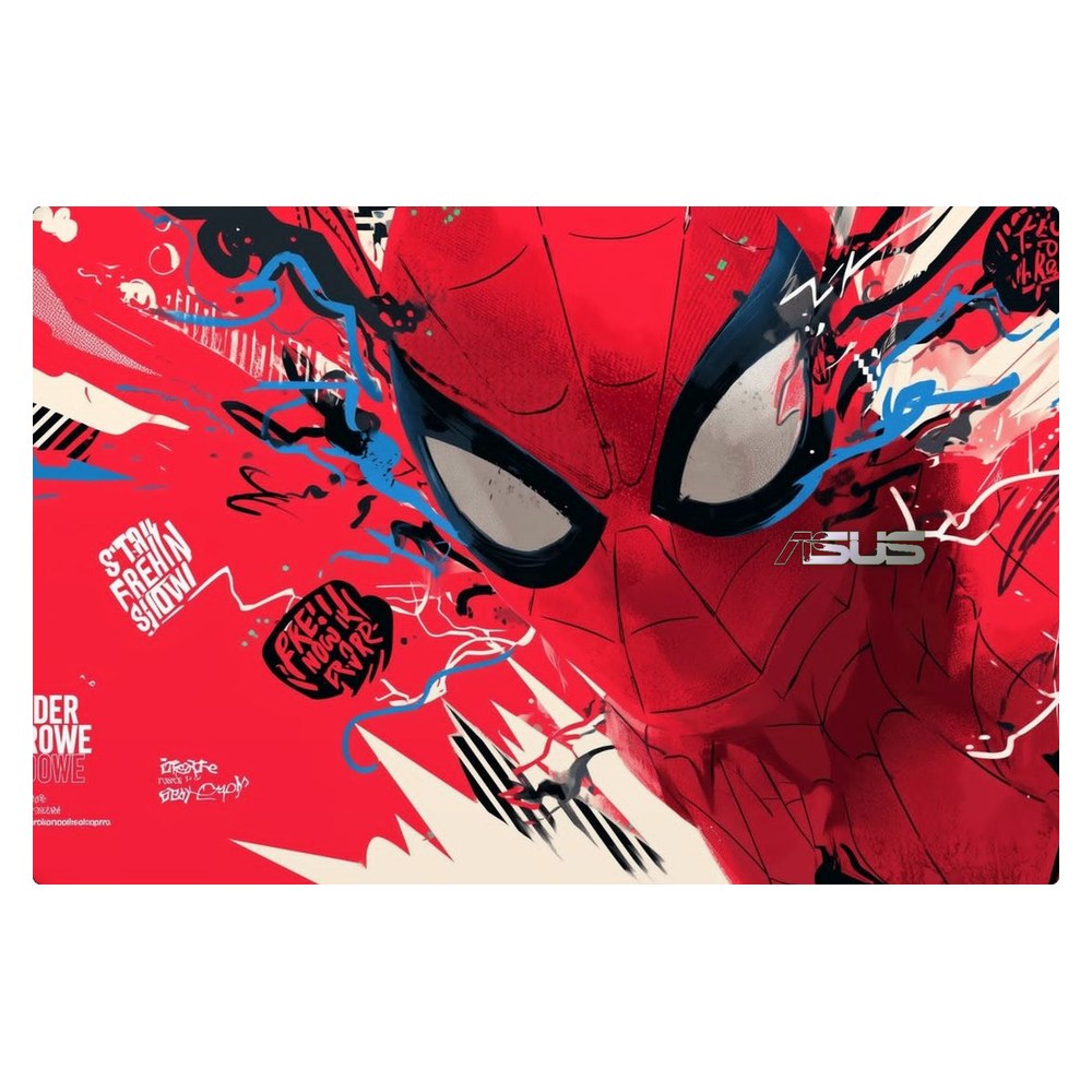 ASUS Zenbook 14 UM425 laptop skin - Web Slinger Graffiti