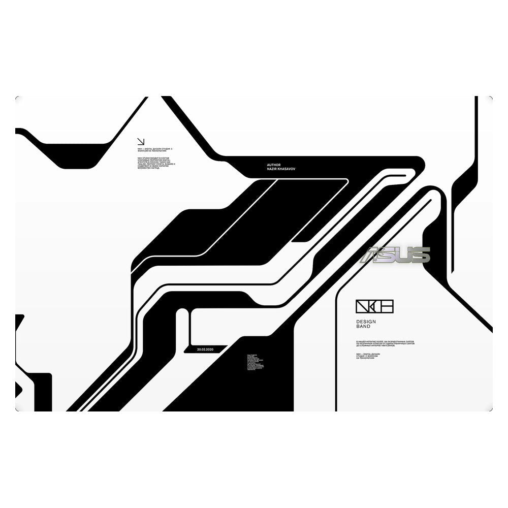 ASUS Zenbook 14, Q408UG laptop skin - White Cyberpunk