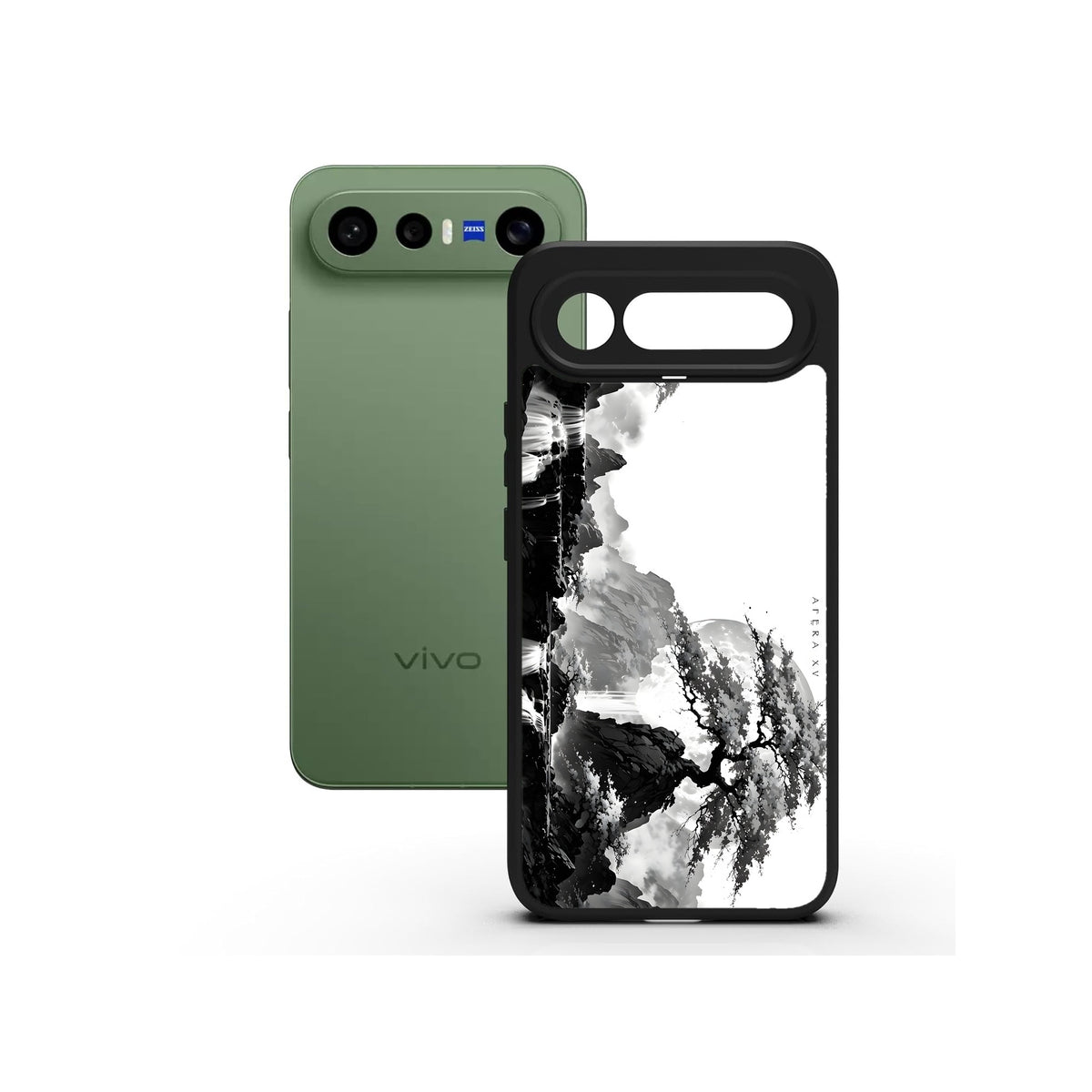Lunar Bonsai printed Doyers case, alternate view