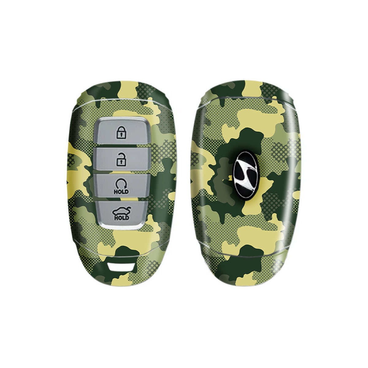 Military Green Camo - Car Key Skins