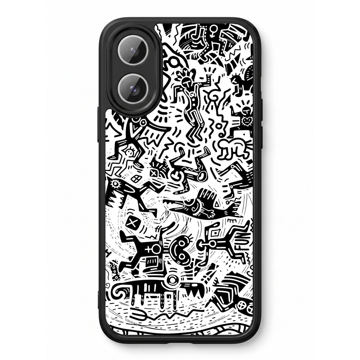 Monochromatic Psycho printed Doyers case, alternate view