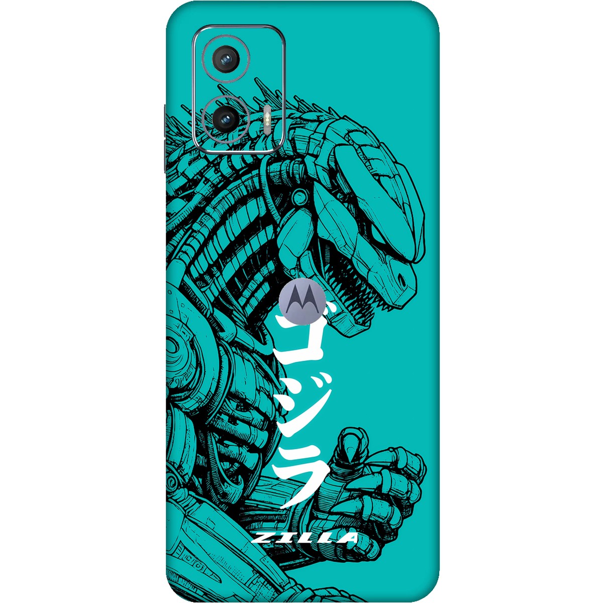 Zilla limited edition skin on moto g73 5g