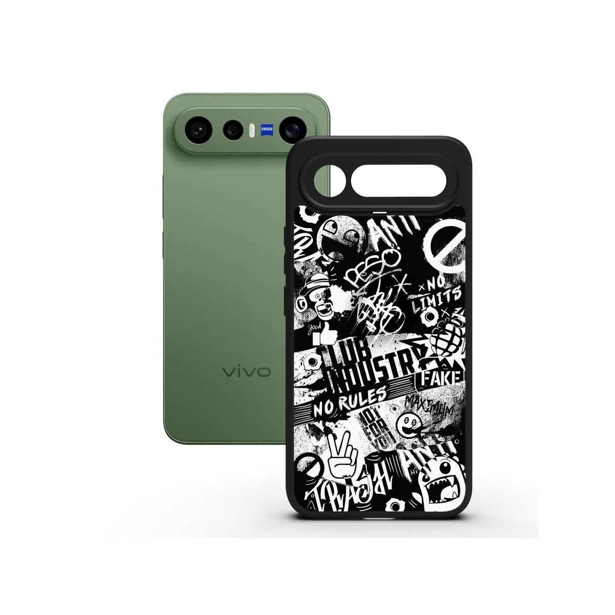 No limits printed Doyers case, alternate view