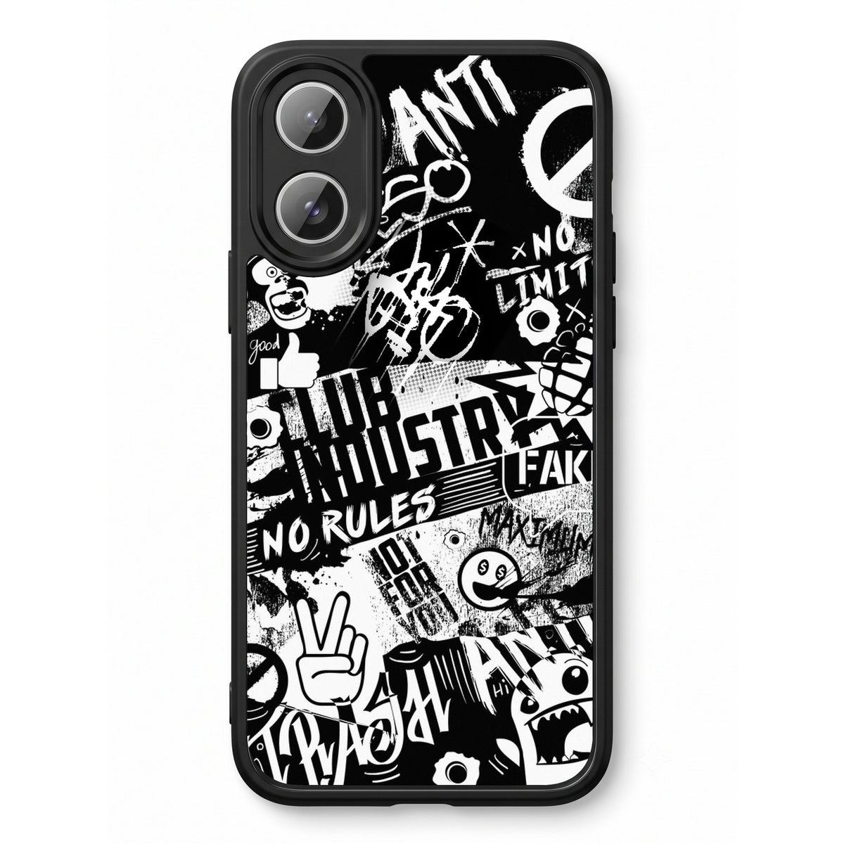No limits printed Doyers case, alternate view