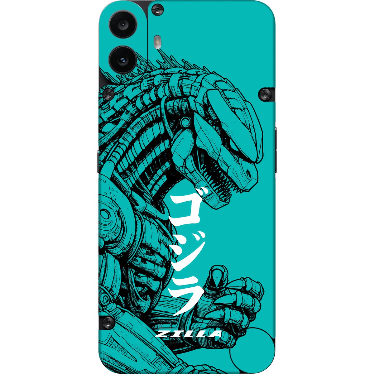 Zilla limited edition skin on nothing cmf phone 1