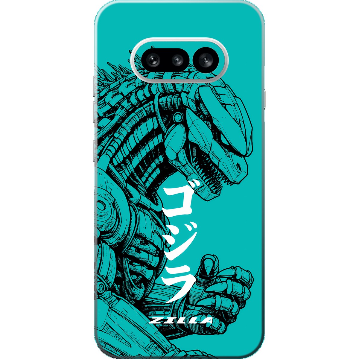 Zilla limited edition skin on nothing phone 4a