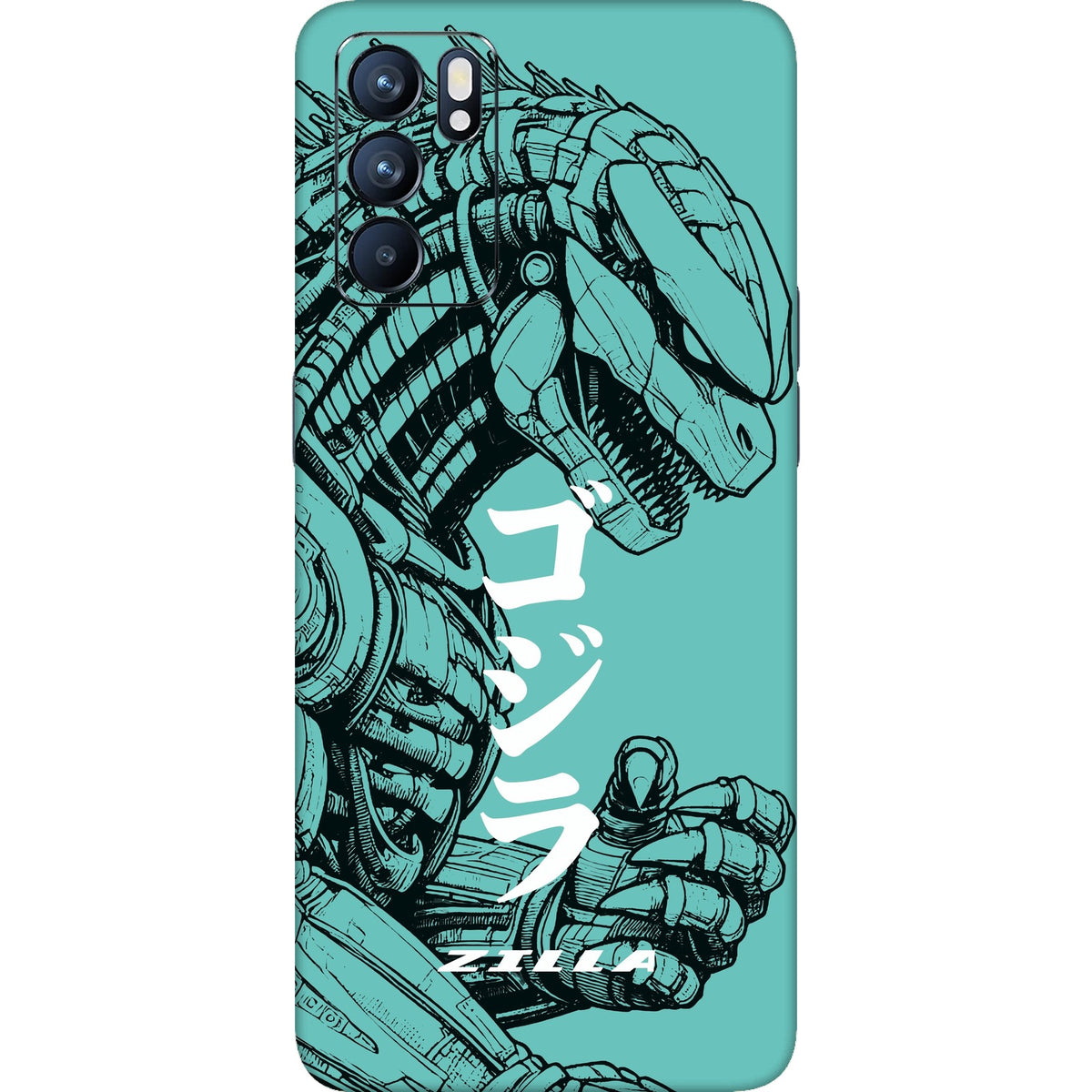 Zilla skin on Oppo Reno 6 Pro (5G) by Decalz - Kongzilla limited edition