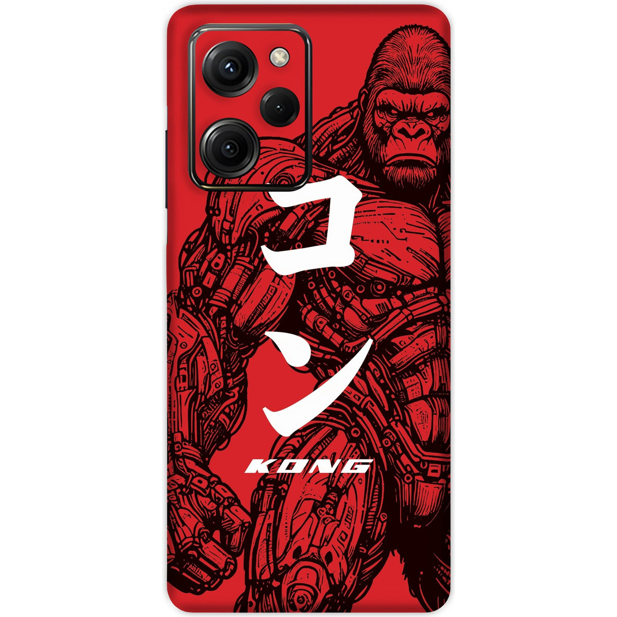 Kong skin on Poco X5 Pro (5G) by Decalz - Kongzilla limited edition