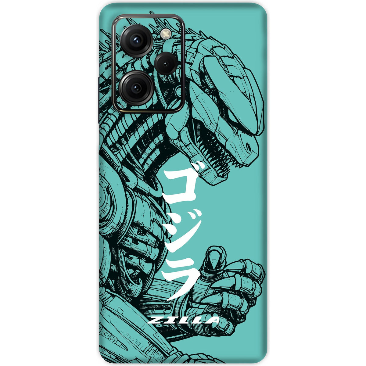 Zilla skin on Poco X5 Pro (5G) by Decalz - Kongzilla limited edition