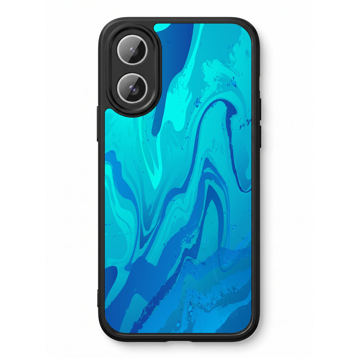 Poseidon Blue printed Doyers case, alternate view
