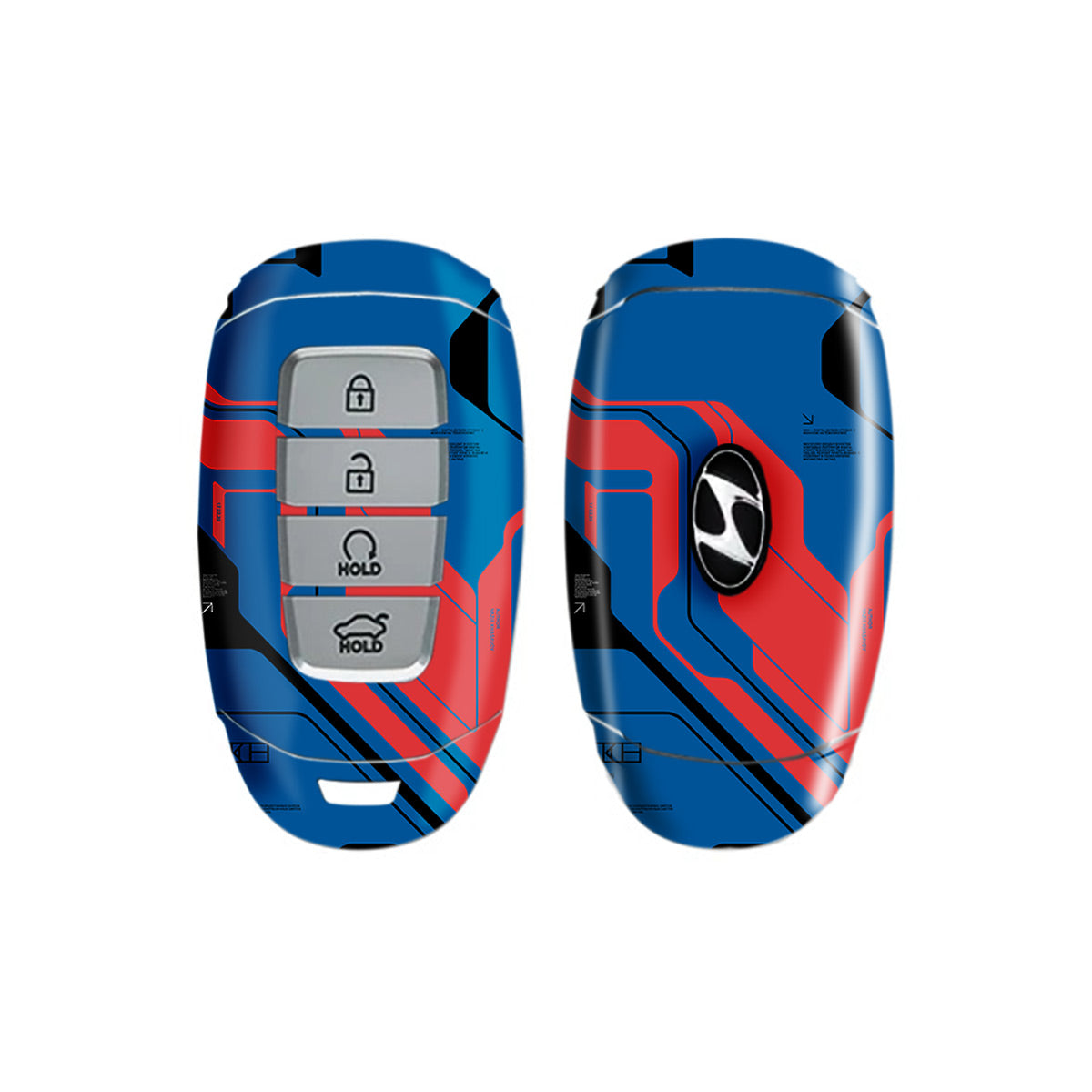 Prime Blue - Car Key Skins