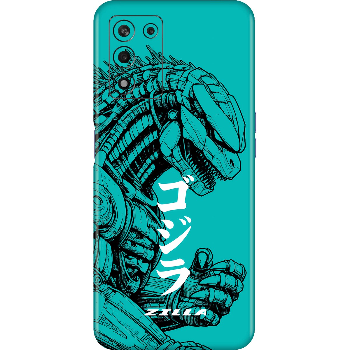Zilla limited edition skin on Realme 9 (5G) SE