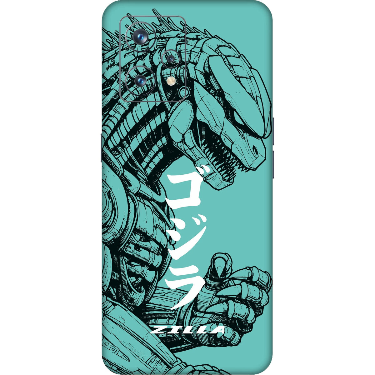 Zilla skin on Realme 9 Pro Plus (5G) by Decalz - Kongzilla limited edition