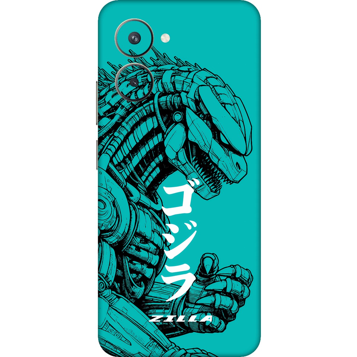Zilla limited edition skin on Realme C33