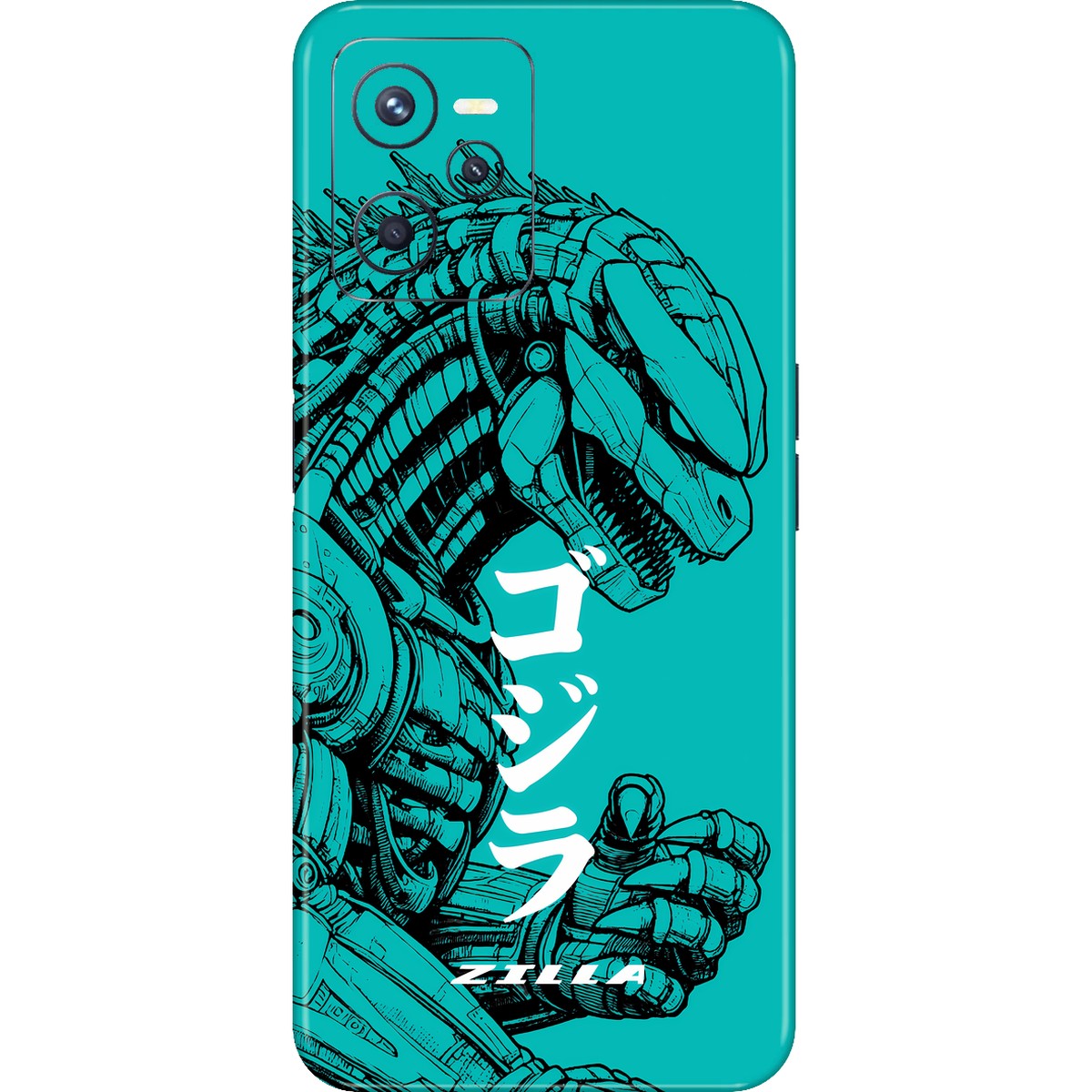 Zilla limited edition skin on Realme C35