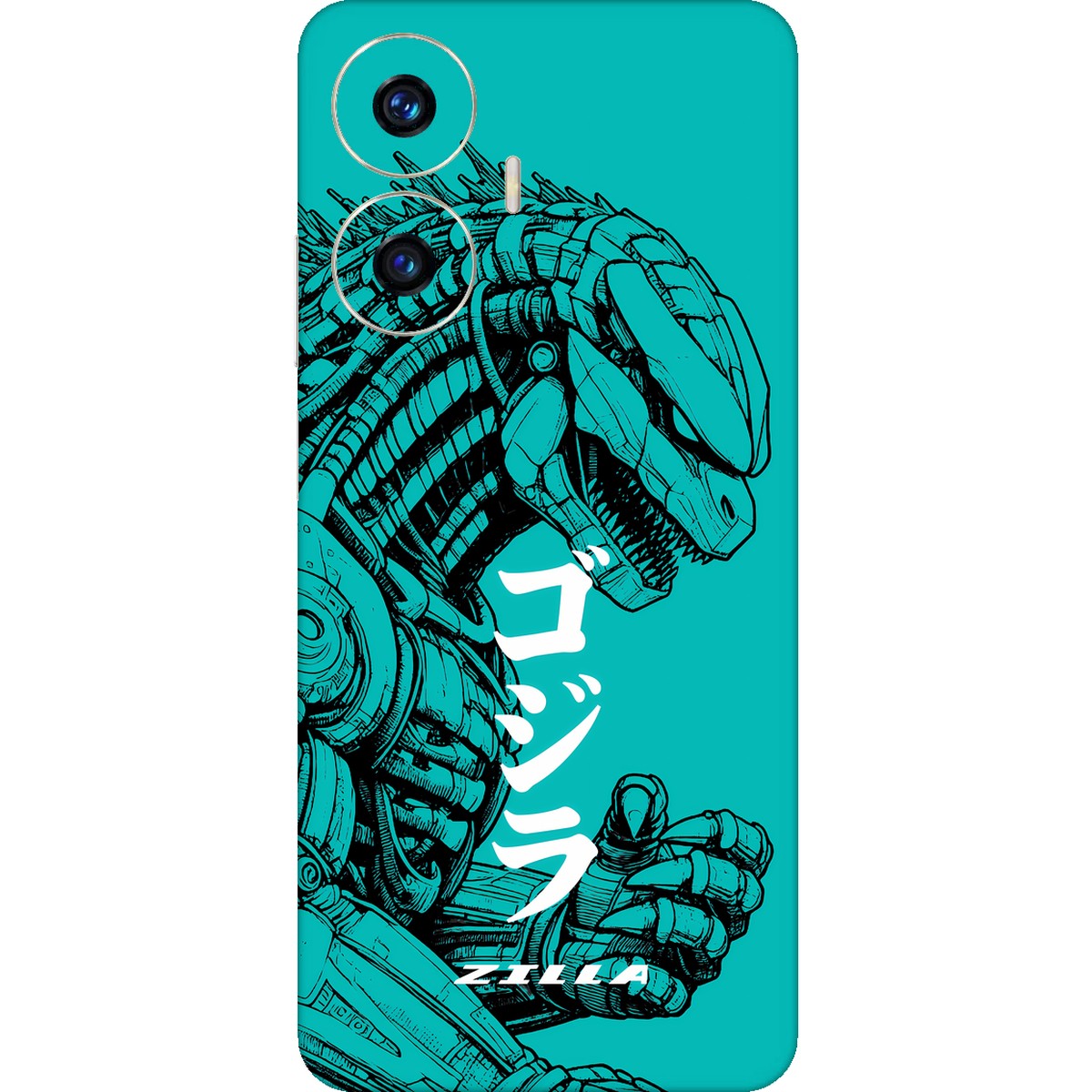Zilla limited edition skin on Realme C55