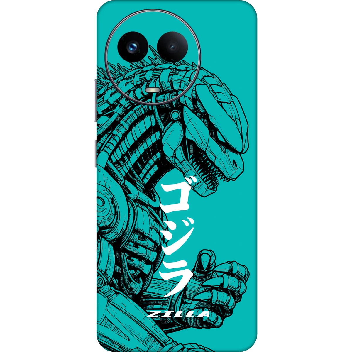 Zilla limited edition skin on Realme C67