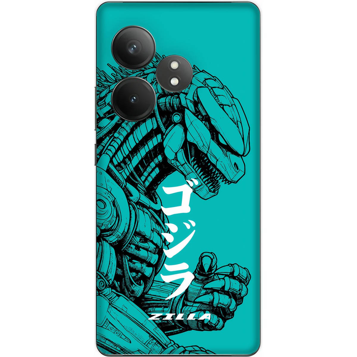 Zilla limited edition skin on realme gt 6t 5g