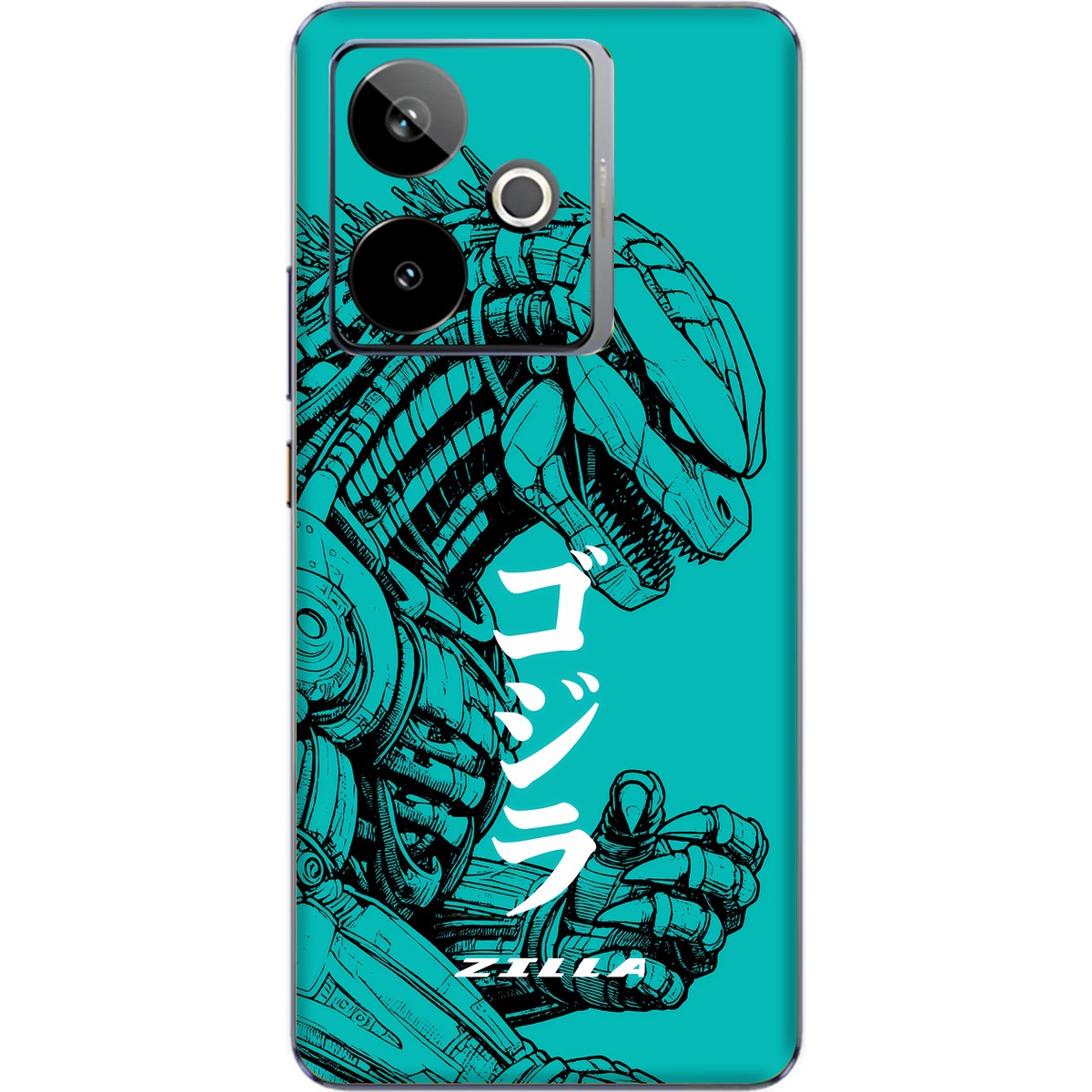 Zilla limited edition skin on Realme GT 7T (5G)