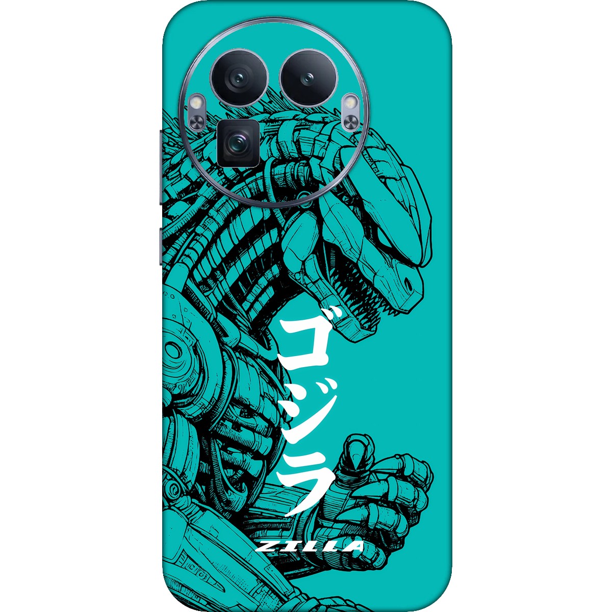 Zilla limited edition skin on Realme GT 8 Pro (5G)