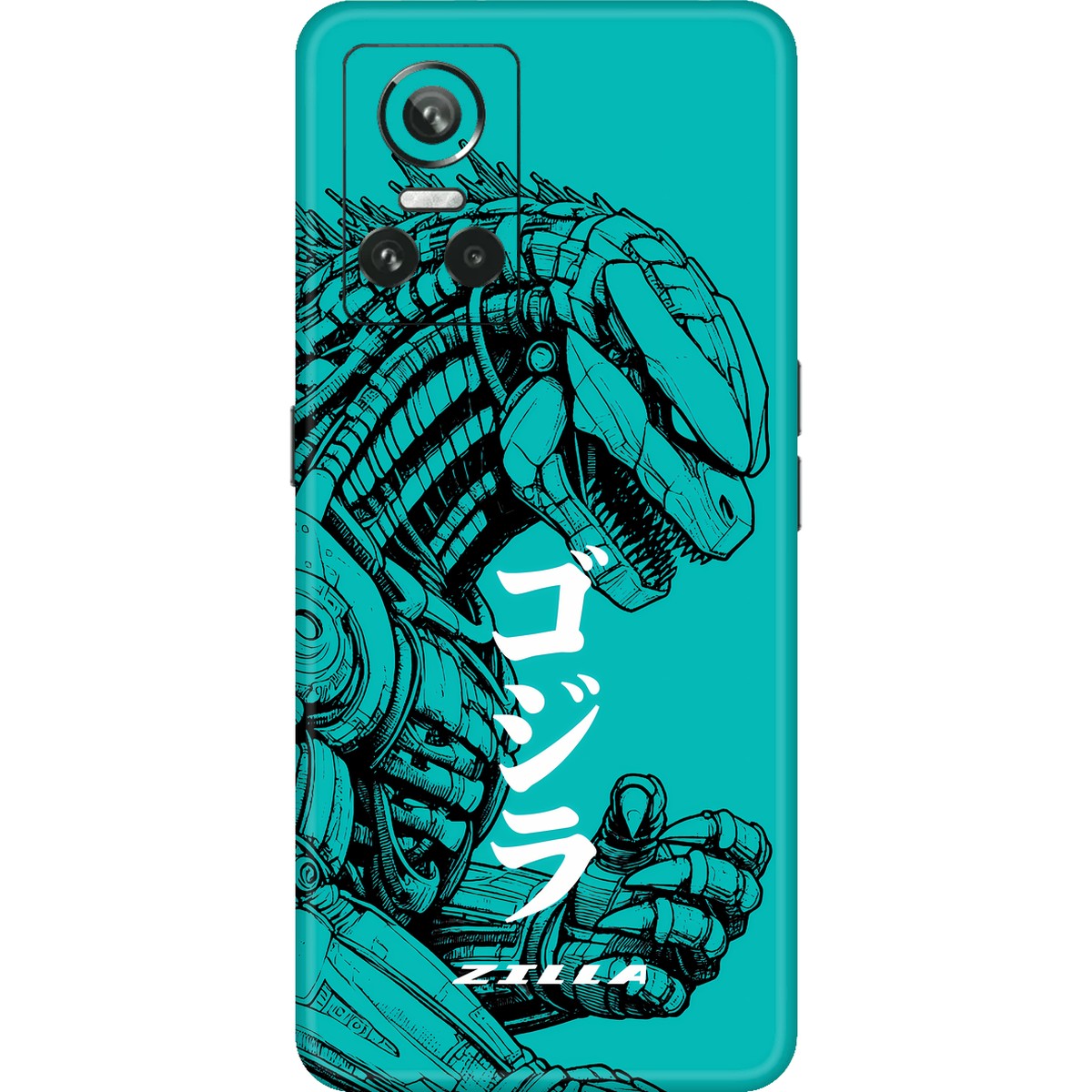 Zilla limited edition skin on Realme GT Neo 3 (5G)