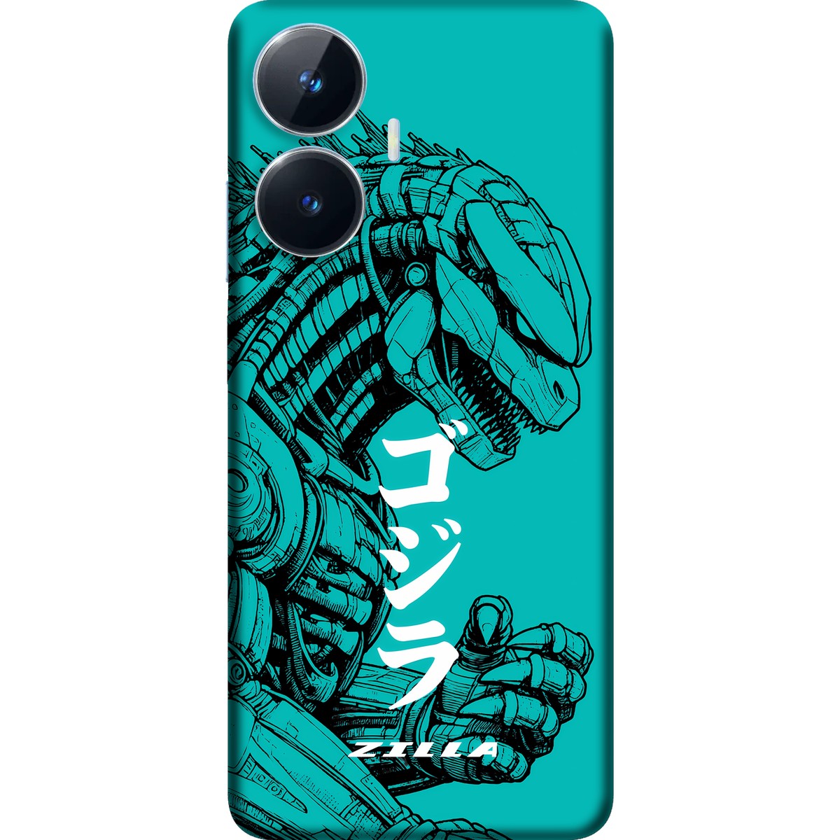 Zilla limited edition skin on Realme Narzo N55