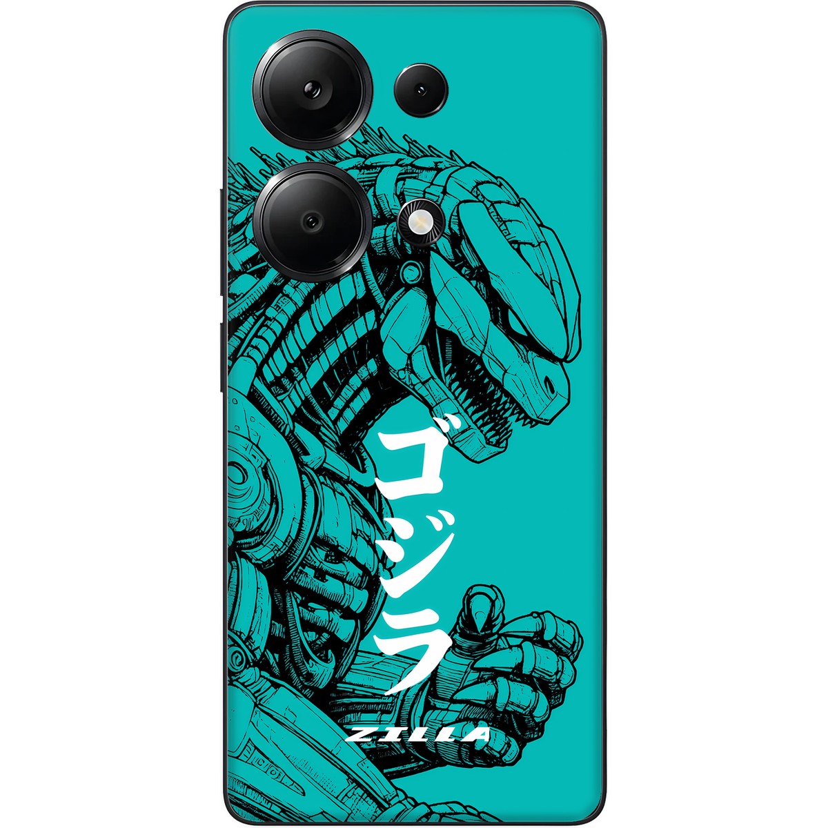 Zilla limited edition skin on redmi note 13 pro 5g