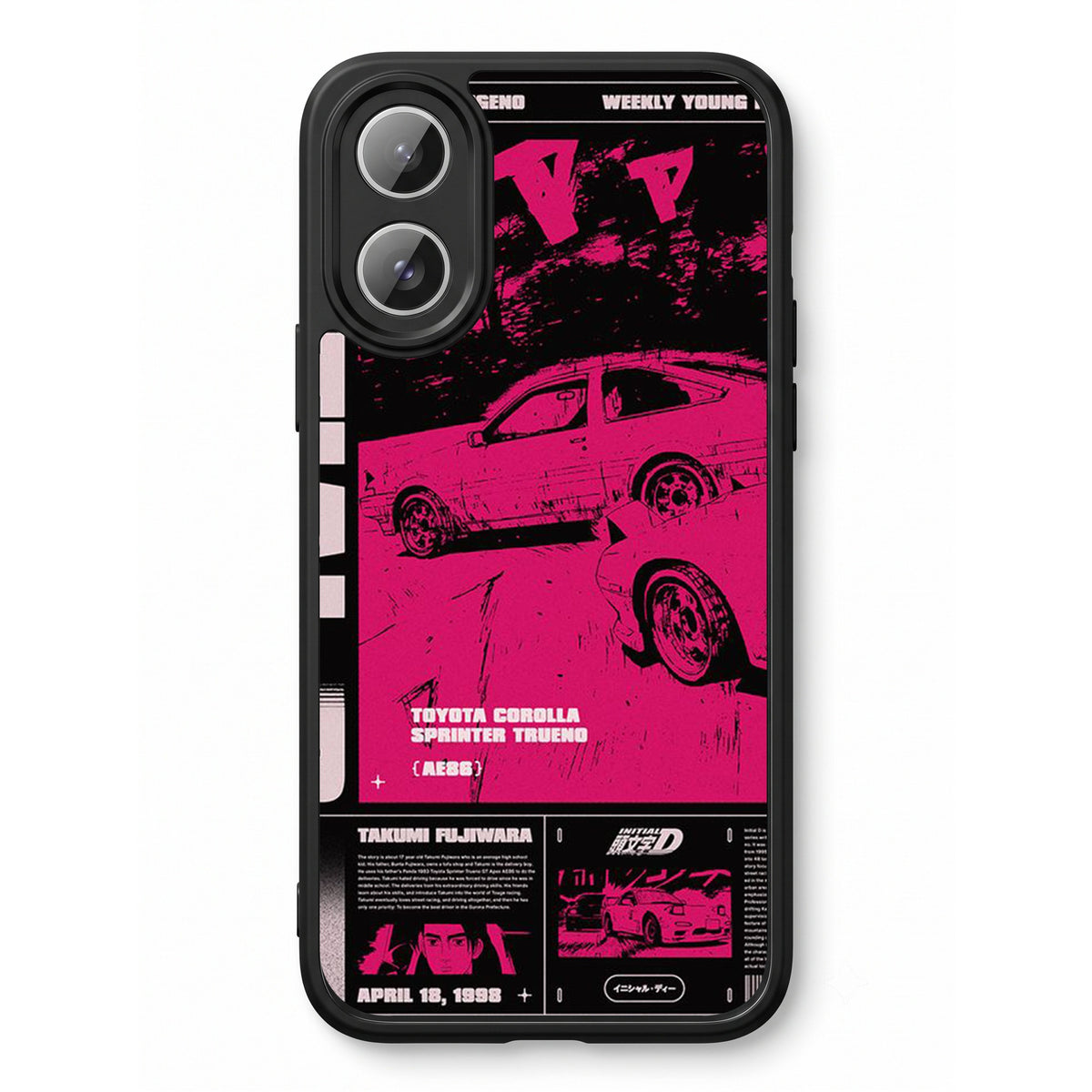 Retro Toyota printed Doyers case, alternate view