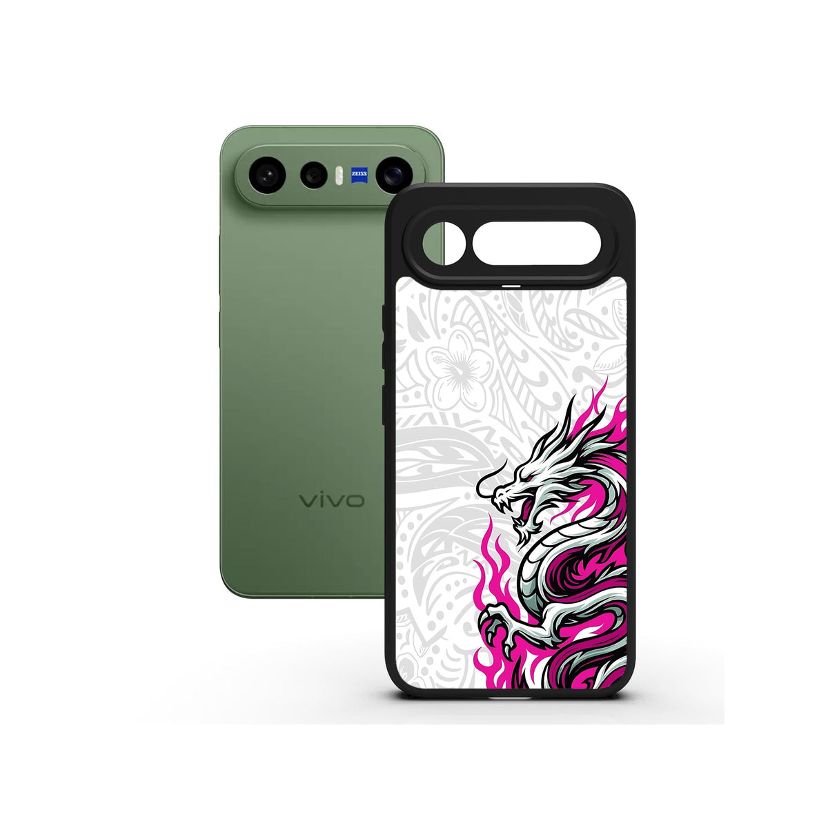 Sakura Serpent printed Doyers case, alternate view