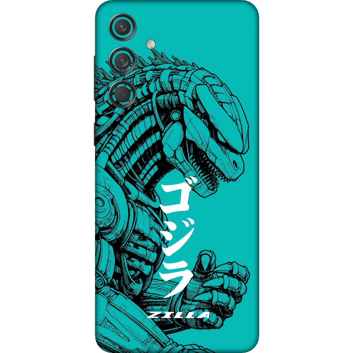 Zilla limited edition skin on samsung galaxy m55 5g 1
