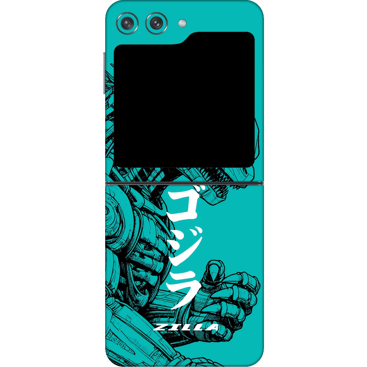 Zilla limited edition skin on samsung galaxy z flip 5