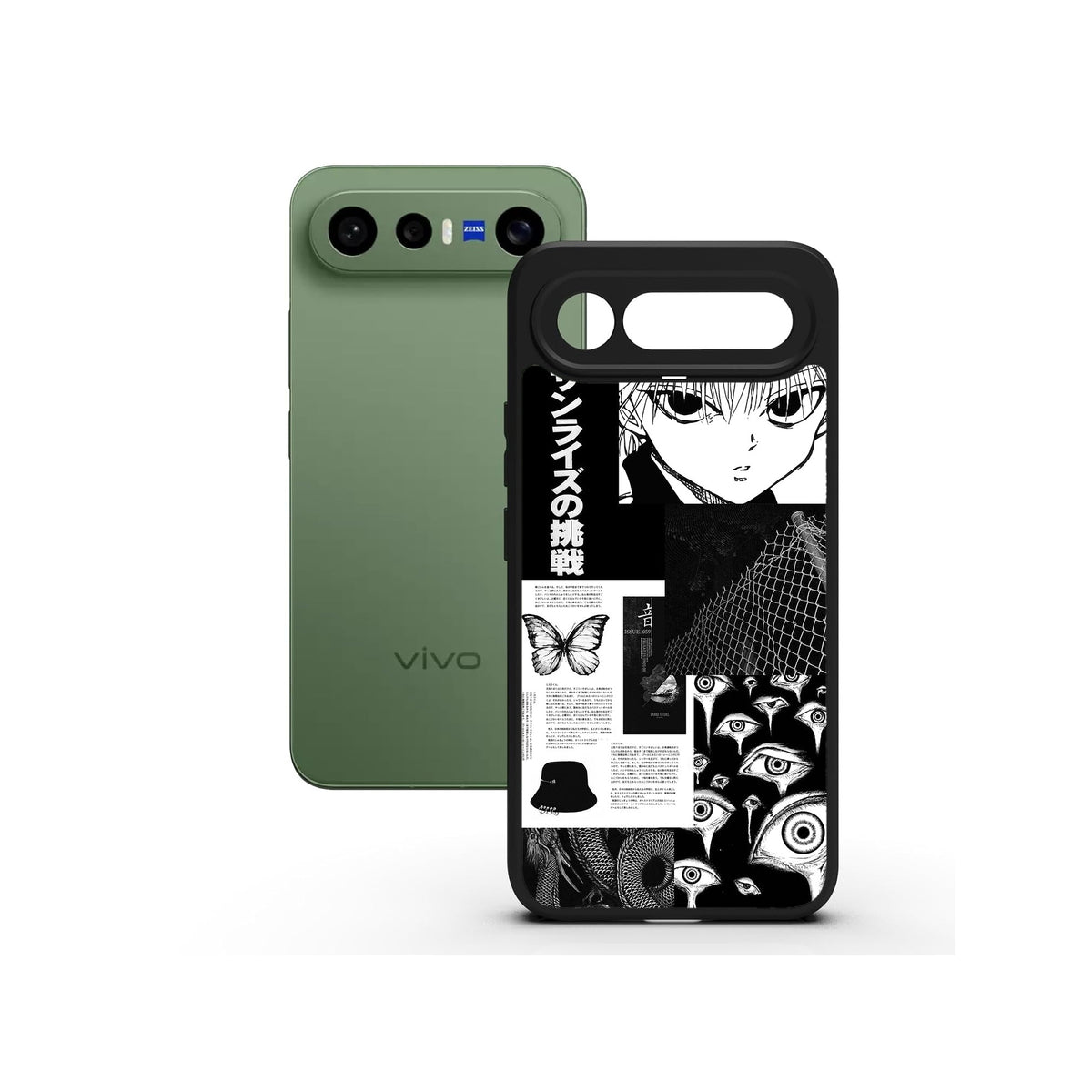 Senpai printed Doyers case, alternate view