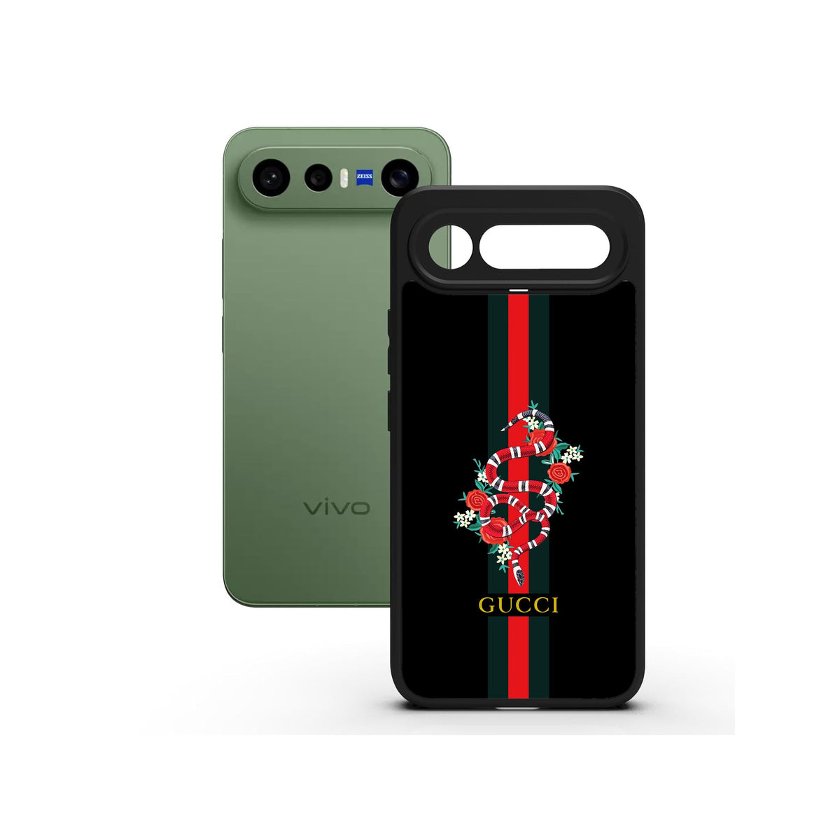 Serpent printed Doyers case, alternate view