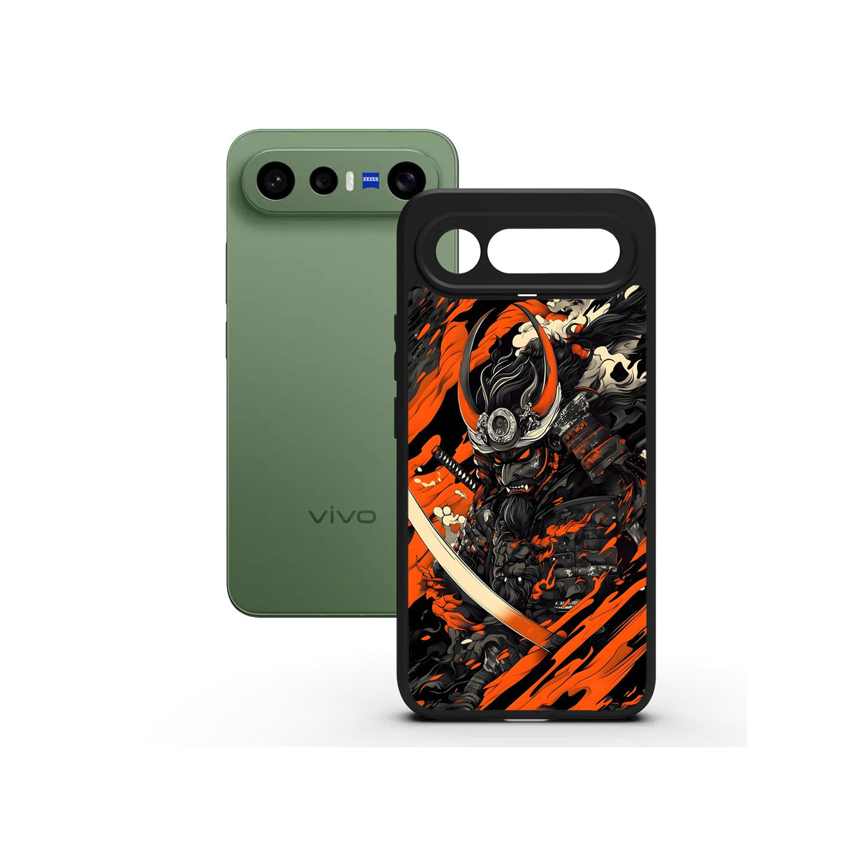 Shadow Samurai printed Doyers case, alternate view