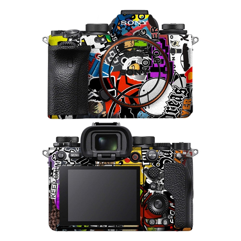 Sony A1 camera skin - 90s Doodle